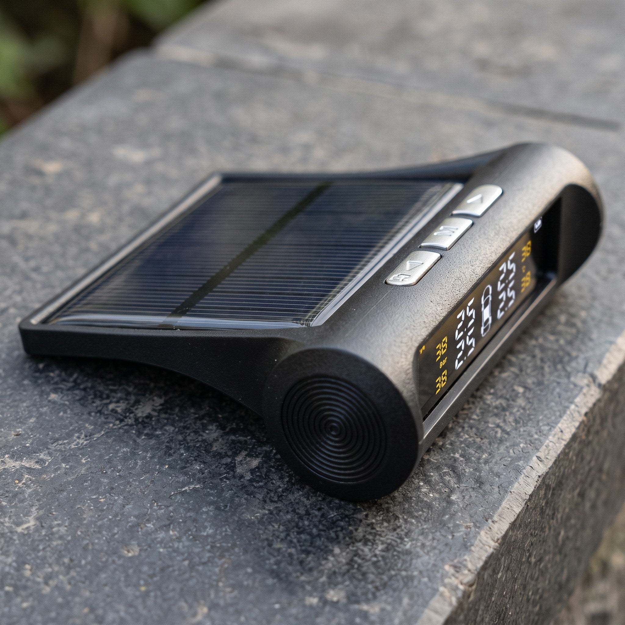Solar panel and receiver controls in detail